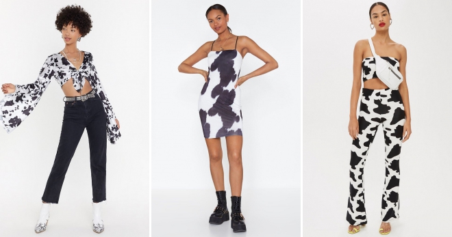 Cow print is the fashion trend of this season