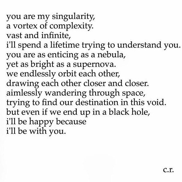 Чендлер Риггз посвятил стихотворение своей девушке