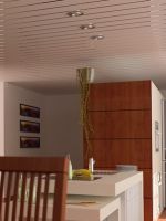 Реечный подвесной потолок - идеи оформления и основные виды конструкций