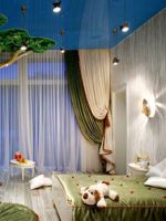 Натяжные потолки в детскую - яркие идеи для создания сказочного интерьера