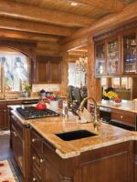 Дизайн кухни в деревянном доме - лучшие идеи для оформления интерьера