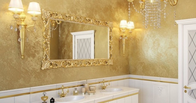 Декоративная штукатурка в ванной - отличная идея оформить интерьер стильно и оригинально