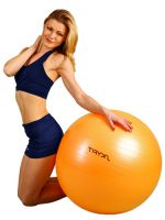 Мяч для фитнеса - упражнения для похудения 