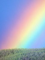 К чему снится цветная радуга на небе?