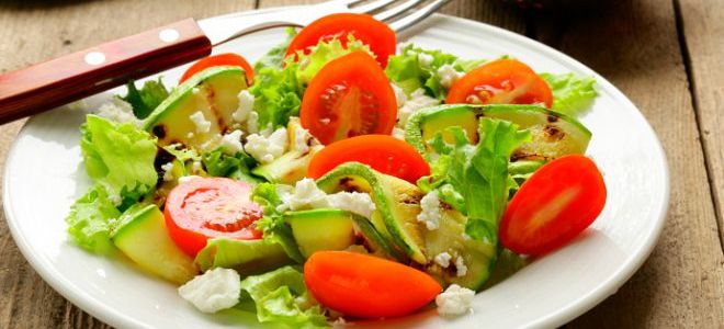 Салат из кабачков для похудения