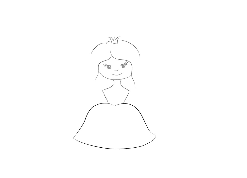 Легкая принцесса. Принцесса для рисования. Принцесса рисунок. Поэтапное рисование принцессы. Принцесса карандашом.