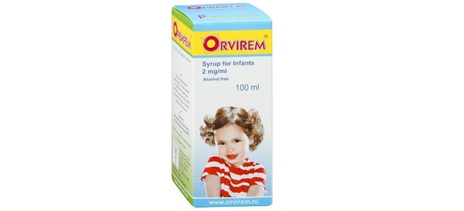Орвирем – сироп для детей