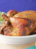 Как запечь курицу в духовке целиком?