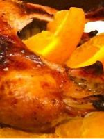 Курица с апельсинами в духовке – рецепт