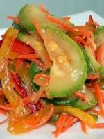 Салат из кабачков по-корейски на зиму - самые пикантные рецепты вкусной закуски