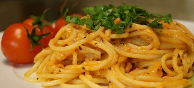 Томатно-сливочный соус для спагетти