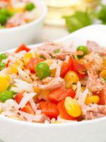 Салат с рисом - простые и вкусные рецепты разных закусок на любой вкус!