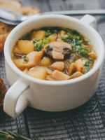 Постный грибной суп - вкусное, ароматное и очень сытное блюдо
