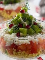 Салат-коктейль - красивое блюдо для праздничного стола