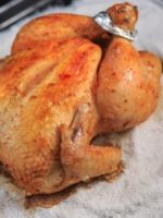 Курица на соли - вкусное праздничное блюдо
