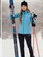Женский зимний лыжный костюм для занятий спортом или для прогулок