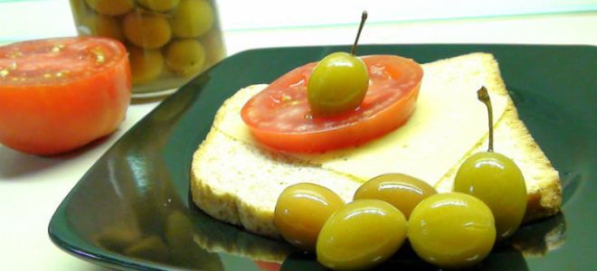 Алыча как оливки на зиму – рецепт