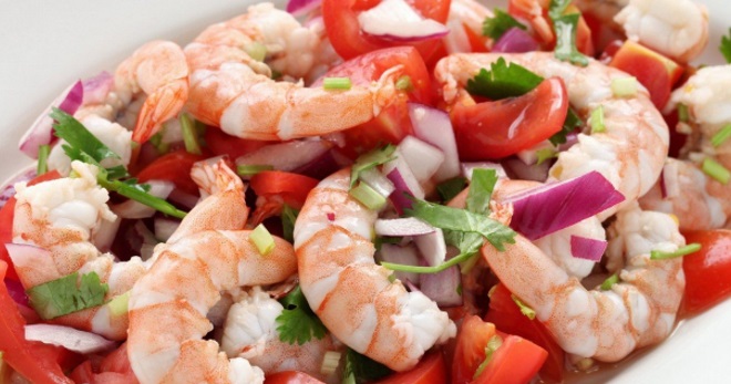 Простой салат с креветками - оригинальные рецепты быстрой и вкусной закуски
