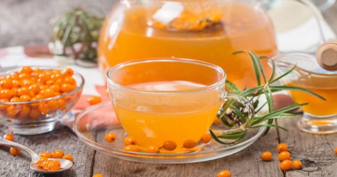 Облепиховый чай - рецепты и способы заготовки сырья для приготовления полезного напитка
