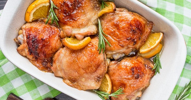 Курица с апельсинами в духовке - рецепты вкусно запеченного блюда в цитрусовом соусе