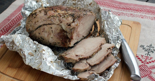 Карбонат свиной в фольге в духовке рецепты с фото пошагово