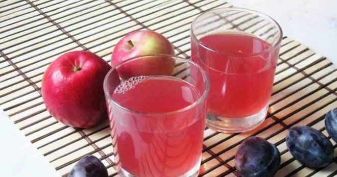 Компот из сливы и яблок - идеи хорошего сочетания для консервации напитка