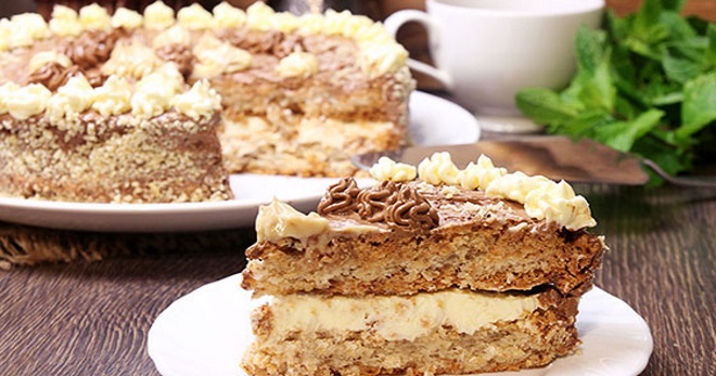 Киевский торт - классические и простые домашние рецепты вкусного десерта