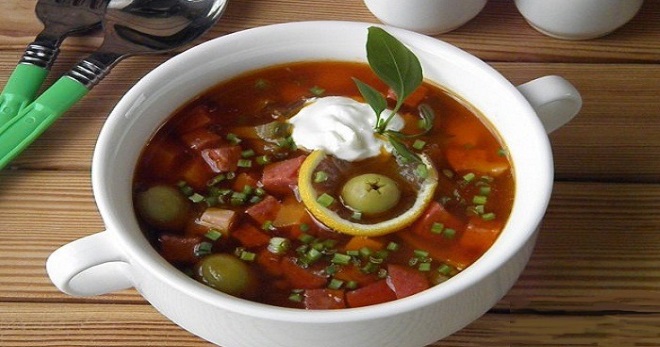 Сборная солянка с колбасой - простые и вкусные рецепты сытного густого супа 