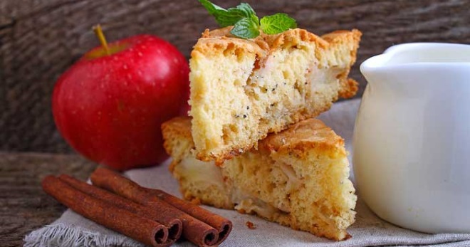Шарлотка с яблоками - классический рецепт пышного и вкусного десерта!