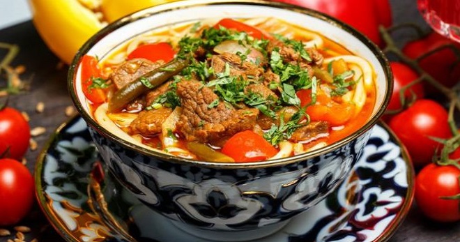 Классический лагман - рецепты вкуснейшего узбекского блюда