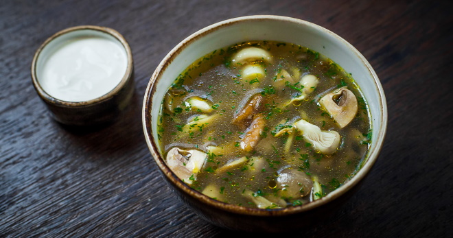 Суп из свежих шампиньонов - сытное, ароматное блюдо на каждый день!