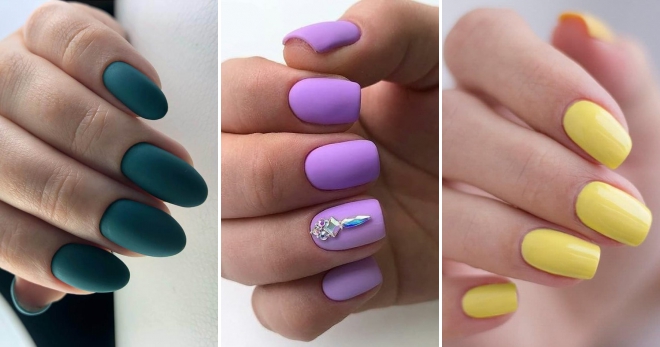 Solid manicure, summer 2020 - the most beautiful and fashionable nails without design