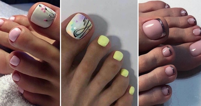 Pedicure, design, stylish novelties 2020 - beautiful, bright nails for a special occasion