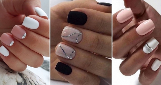 Маникюр на короткие ногти, осень 2020 - модные идеи красивого дизайна ногтей