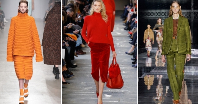 Trendy colors, autumn-winter 2020-2021 - the most stylish and bold looks