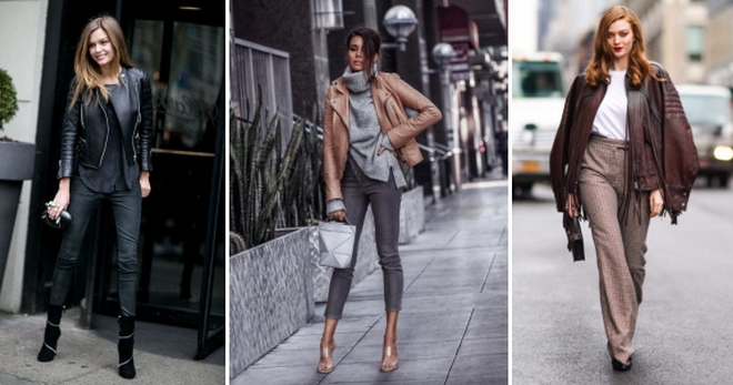 Модные женские кожаные куртки 2020 - стильные образы на каждый день
