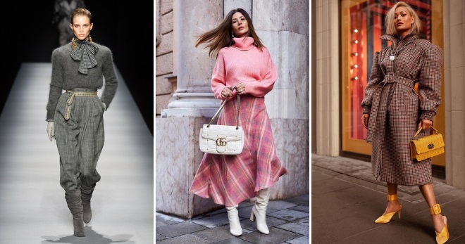 Женская одежда - тренды осень 2021 года, фото самых стильных образов
