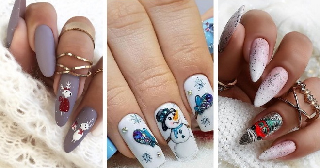 New Year's manicure 2022 - stylish and bright holiday nail art ideas