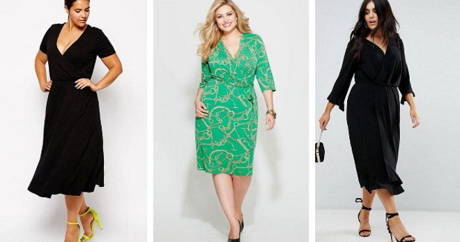 Стильные платья для полных женщин - подборка красивых модных нарядов