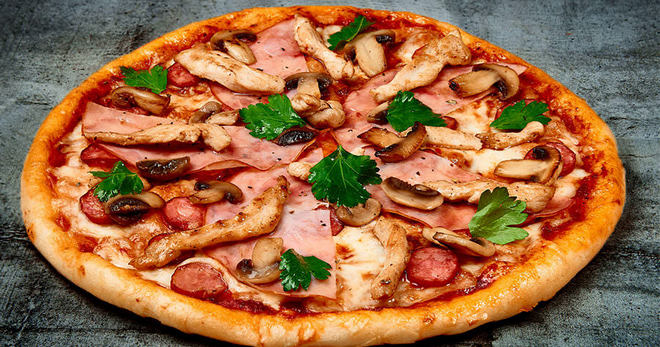 Пицца в духовке с разными начинками на любой вкус