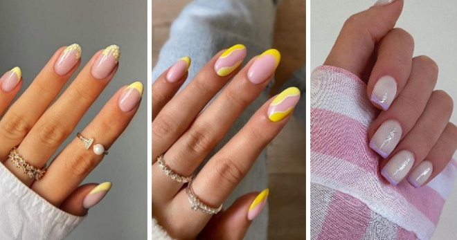 New French manicure 2022 - trendy ideas for stylish nail art