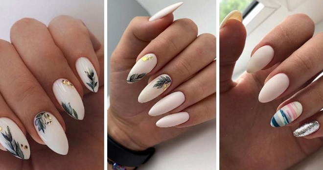 Summer manicure almond 2022 - 100 photo ideas of stylish nail designs