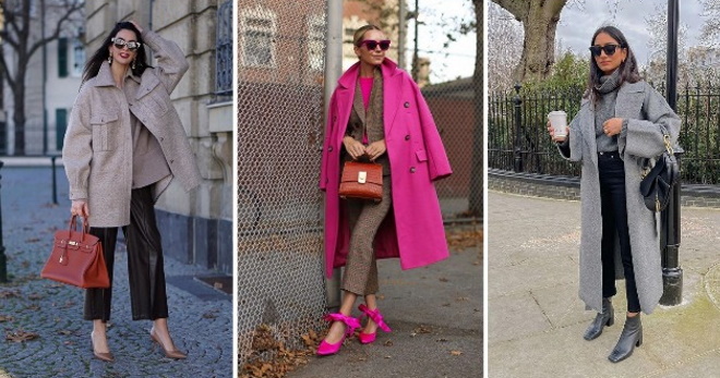 Женские пальто на осень 2022 - подборка самых стильных образов