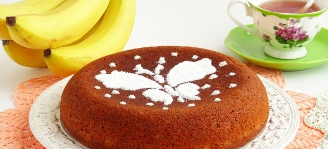 Кекс банановый рецепт в духовке простой с фото пошагово