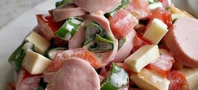 баварский салат с колбасой