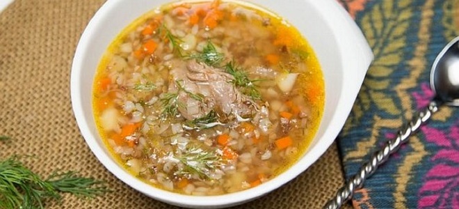 гречневый суп с курицей рецепт