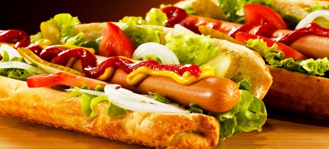 hot dog v mikrovolnovke