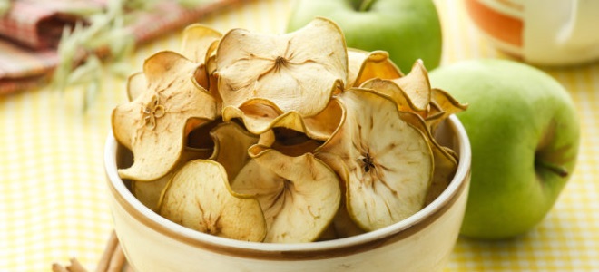 как сушить яблоки в духовке на противне