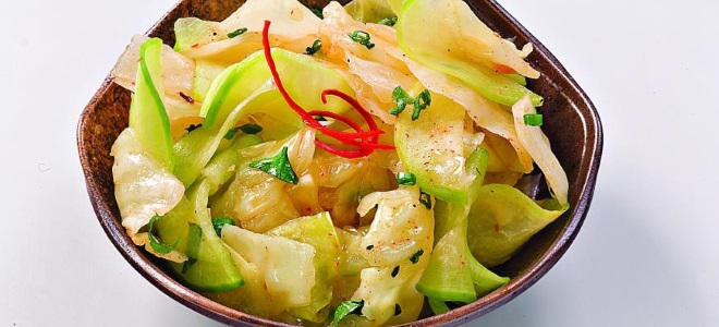 корейский салат из кабачков на зиму