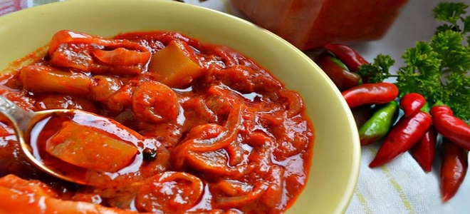 лечо из кабачков с томатной пастой